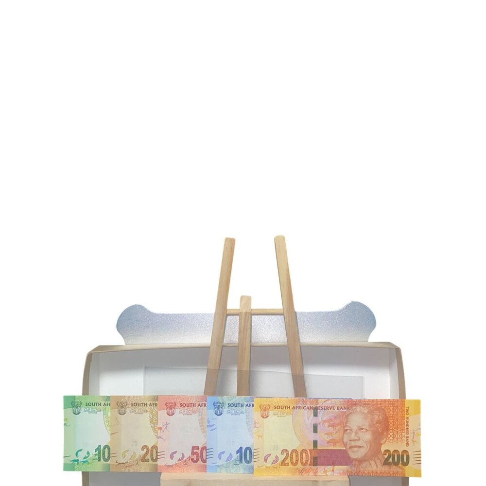 Set Of South African Rand Banknotes Display 10 20 50 100 200 Notes Colorful Curr